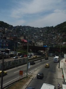 view of Rocinha from the street